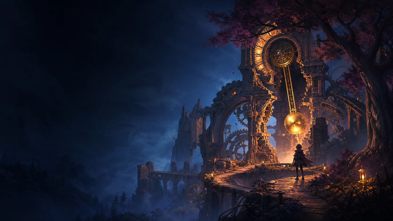 Original generated thematic artwork for Duskfade